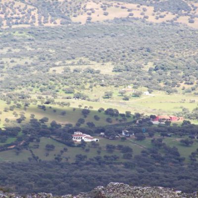 Casa Rural Sierra Grande vista desde arriba